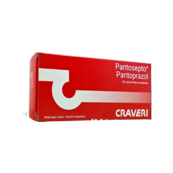 Craveri Pantosepto Pantoprazol 40 Mg x 30 Comp Gastrorresistentes #1