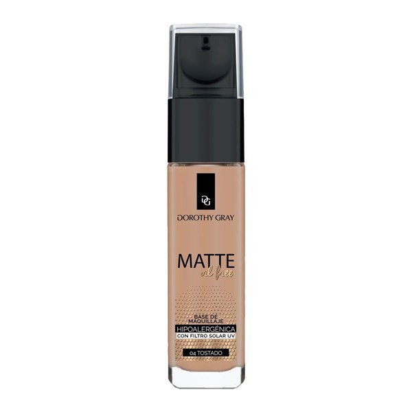 Dorothy Gray Base Matte Oíl Free Hipoalergénica Tostado