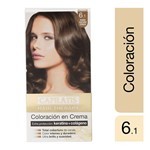 Capilatis Kit Coloración en Crema Rubio Oscuro Ceniza N°6.1 #1