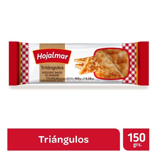 Galletitas de Hojaldre Hojalmar Triangulos 150 g. #1