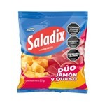 Galletitas Saladix Duo Jamón y Queso Horneados Snack | 25 g #1