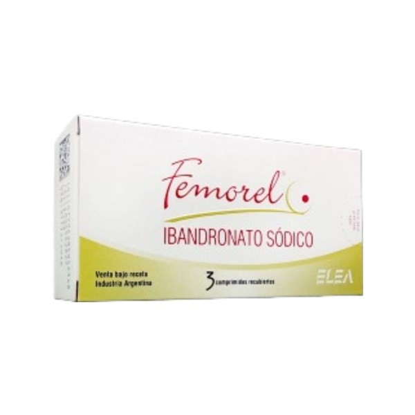Elea Femorel Ibandrónico C. 150 Mg x 3 Comp