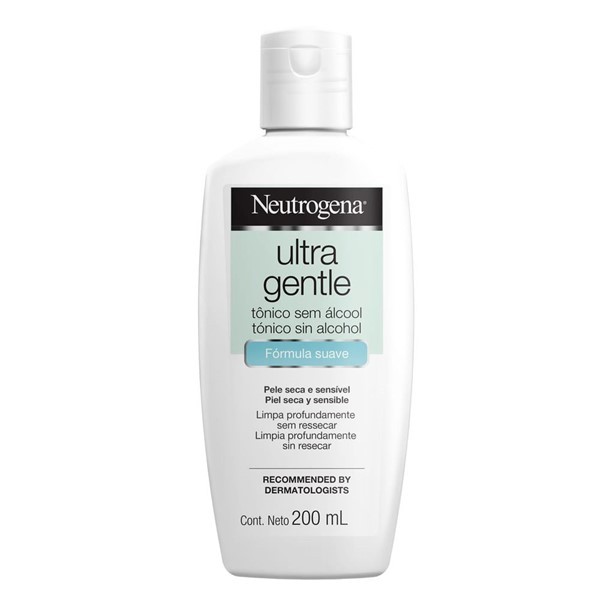 Neutrogena Tónico Facial Sin Alcohol Ultra Gentle 200 ml alt