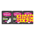 TOALLA FEMENINA LADYSOFT NOCTURNA C/ALAS X7 3X2 #1