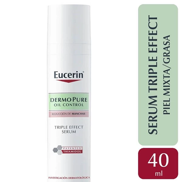 Eucerin Sérum Triple Efecto Dermopure Oil Control Para Manchas Post Acné 40 ml