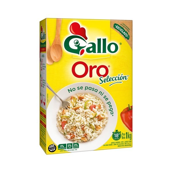 Arroz Parboil Gallo Oro En Caja 1 Kg #1