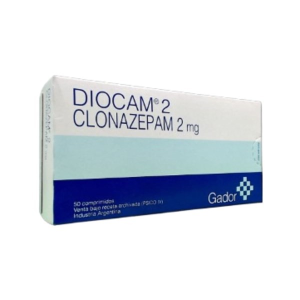 Gador Diocam Clonazepam 2 Mg x 50 Comp #1