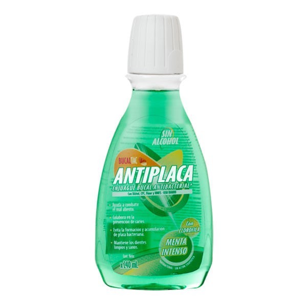 Bucal Tac Enjuague Bucal Antiplaca Menta 24O ml alt