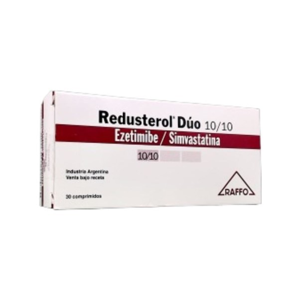 Raffo Redusterol Duo Ezetimibe + Simvastatin 10 / 10 Mg x 30 Comp #1