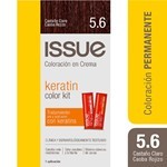 Issue Kit Tintura en Crema Keratin Color 5.6 Castaño Claro Caoba Rojizo #1
