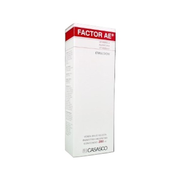 Casasco Factor Ae Vit.A + Alantoína + Asoc. Emulsión x 200 ml #1