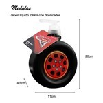 Disney Jabon Liquido Rueda Cars 230 ml #2