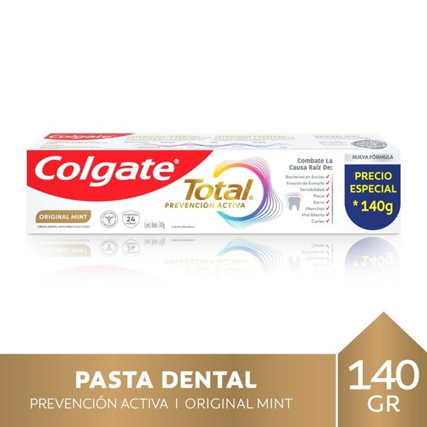 Colgate Crema Dental Total 12 clean Mint 140 gr