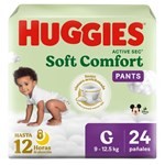 Pañales Pants Huggies Soft Comfort g x 24 un Talle g #1