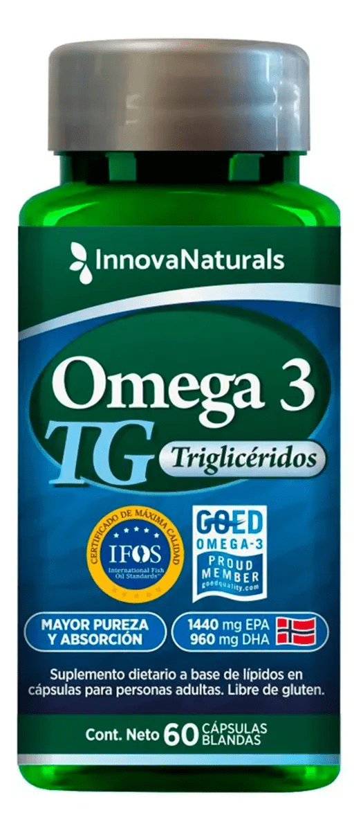 Innova Naturals Innovanaturals Omega 3 Triglicéridos x 60 Sabores Sin Sabor #1