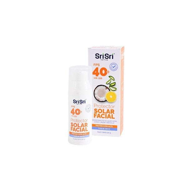 Sri Sri Protector Solar Facial Fps40+ Toque Seco 50 gr #1