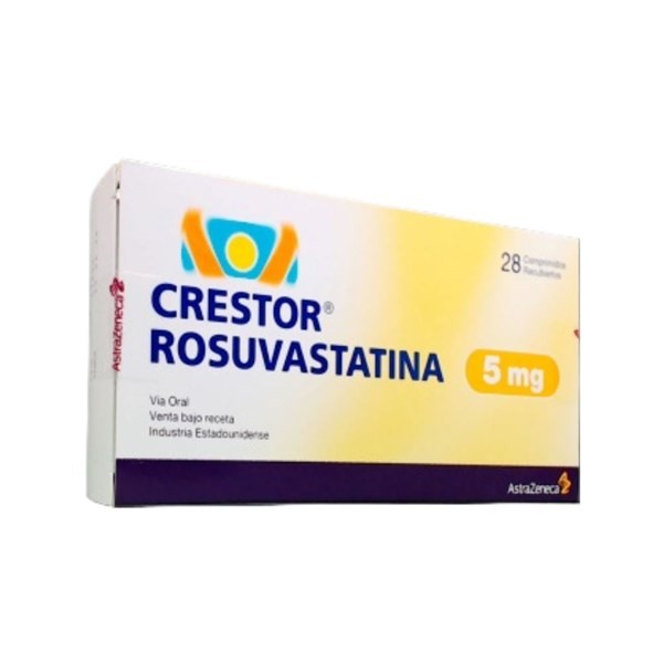 Astrazeneca Crestor Rosuvastatina 5 Mg x 28 Comp #1