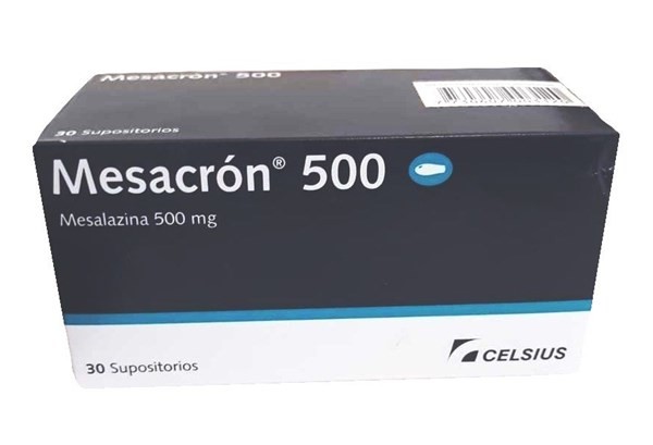 Celsius Mesacron 500 mg 30 Supositorios