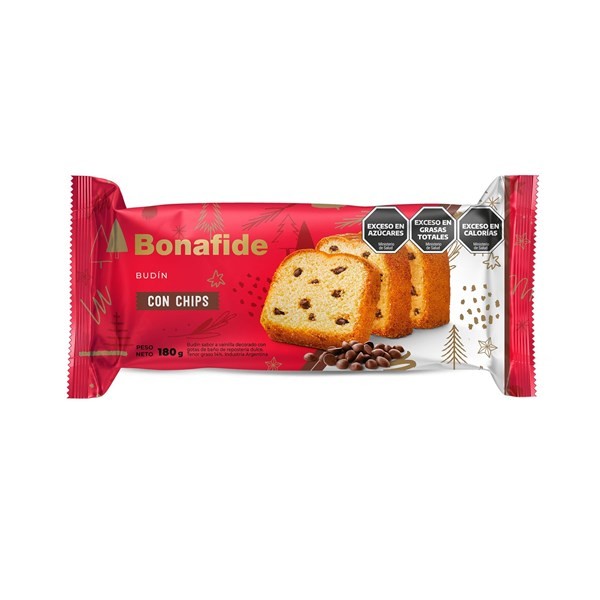 Budin Con Chips de Chocolate Bonafide 180 grs #1