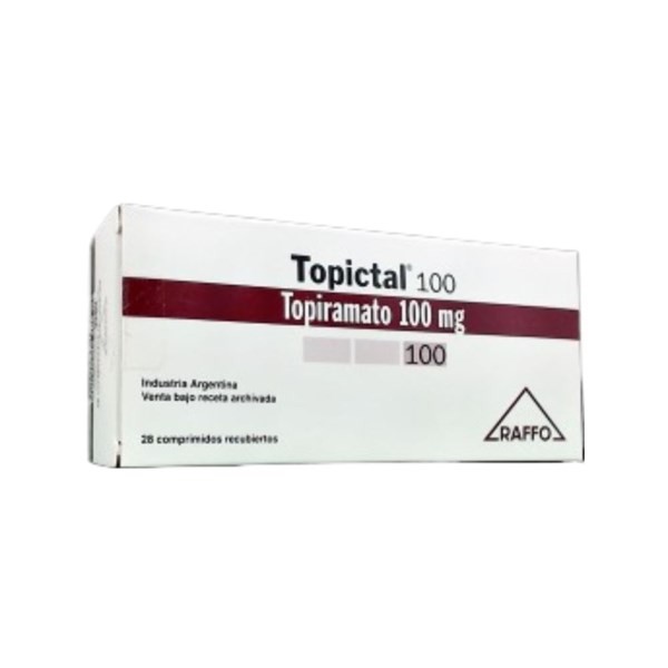 Raffo Topictal 100 Mg Topiramato x 28 Comp Recubiertos #1