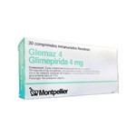 Montpellier Glemaz 4 Mg Glimepiride x 30 Comp. Trirran #1