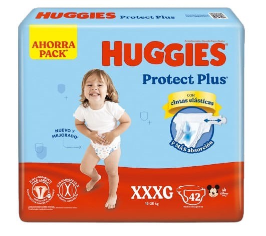 Huggies Pañal Protec Plus Xxxg ( 48 Unidades ) #1