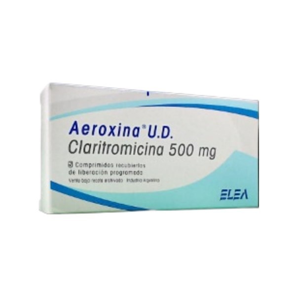 Elea Aeroxina U.D. 500 Mg Claritromicina x 5 Comp Recubiertos #1