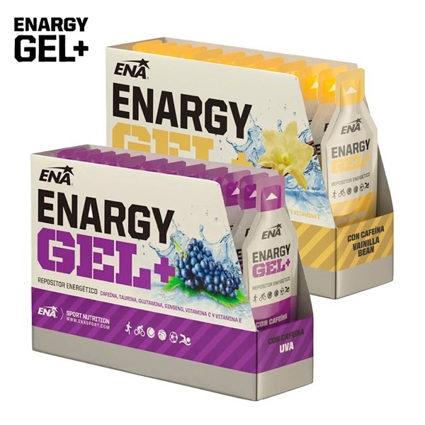 Combo  enargy Gel Vainilla + Enargy Gel Uva Con Cafeína #1