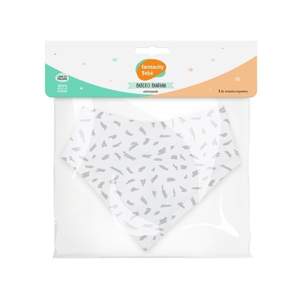 Babero Bandana Farmacity Bebé Nude alt