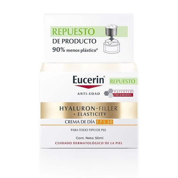 Crema Eucerin Hyaluron Filler Elasticity Repuesto Spf 30 x 50 ml