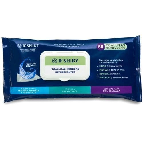 Dr Selby Toallas Humedas Refrescan 50 un #1