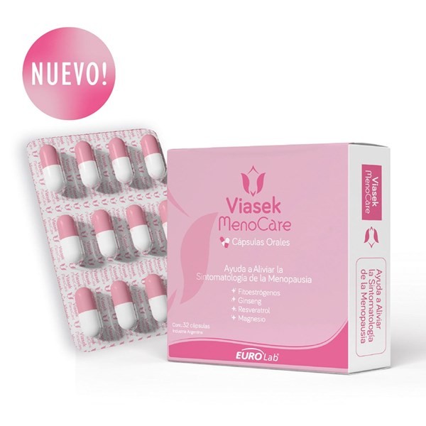 Viasek Menocare Cápsulas Orales (32 Cápsulas) alt
