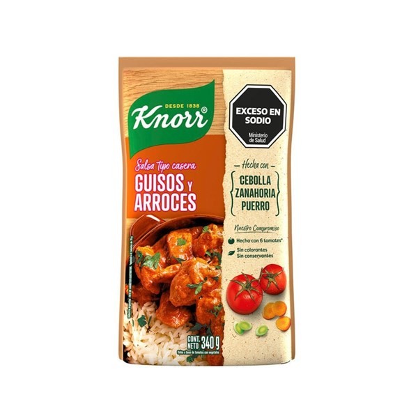 Salsa Knorr Guisos Y Arroces  340 Xg