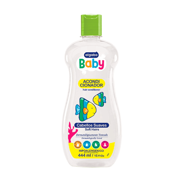 Acondicionador Cabellos Suaves Algabo Baby x 444 ml 440 ml