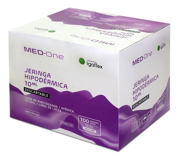 Med-One Jeringas Descartable 5 ml Con Aguja 40/8 x 100 Uds #1