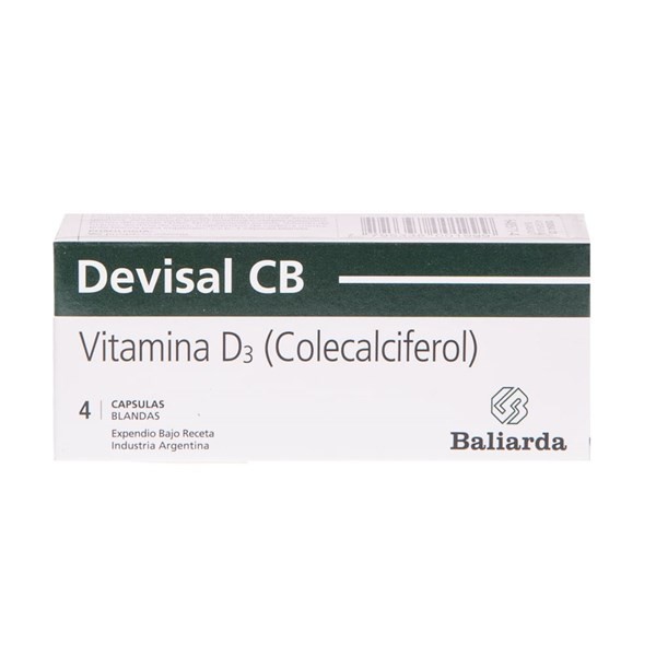 Baliarda Devisal Cb Vit.D3 x 4 Cáps Blandas #1