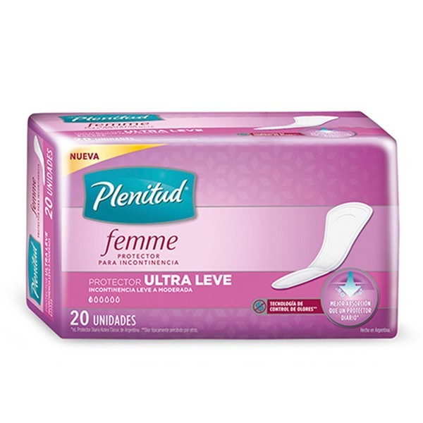 Protector Ultra Leve Plenitud Femme (20u) alt