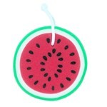 Apper Esponja de Baño Sandia #1
