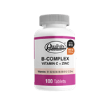 QUALIVITS B-COMPLEX (VITAMIN C + ZINC) X100 TABLET #1