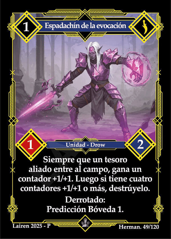 049 Espadachin De La Evocacion - Coste 1