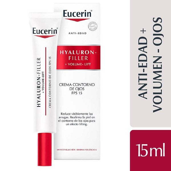 Eucerin Hyaluron-Filler + Volume-Lift Contorno de Ojos Fps15 15 ml