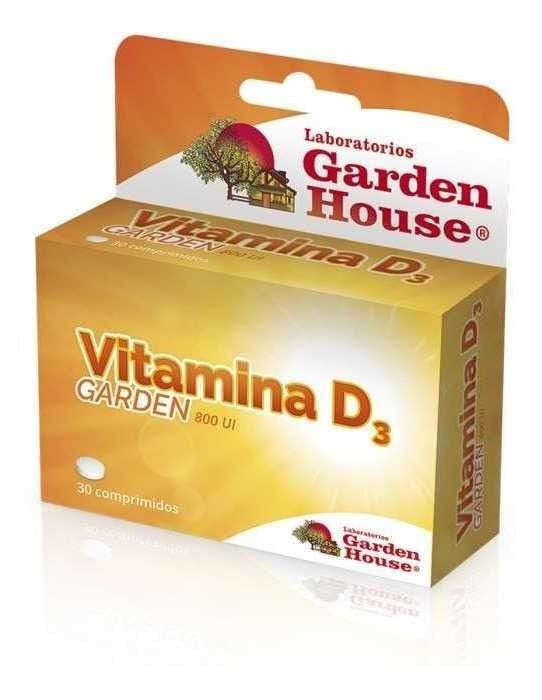 Garden House Vitamina D3 Por 30 comprimidos