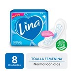  Toallitas Femeninas Lina Con Alas x 8 unid #1