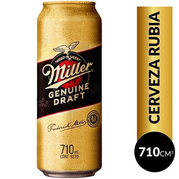 Cerveza Miller 710 Cc #1