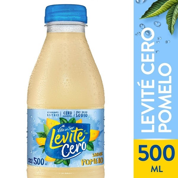 Agua Saborizada Villa Del Sur Levite Pomelo Cero Sin Gas 500 Ml #1