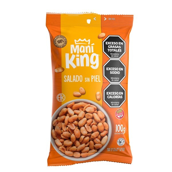 Maní Salado Con Piel King 100 G. #1