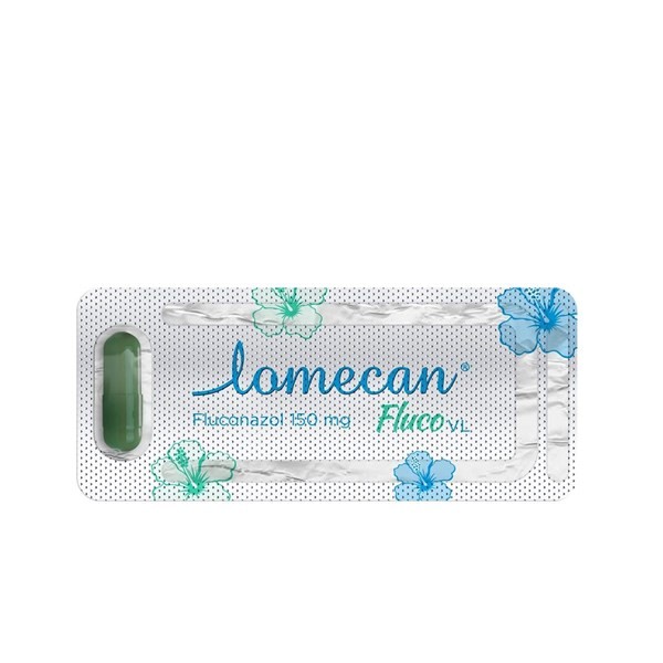 Lomecan Fluco Antimicótico Oral Dosis 150 mg alt