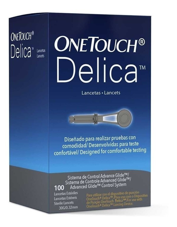 One Touch Delica Lancetas 100 Unidades