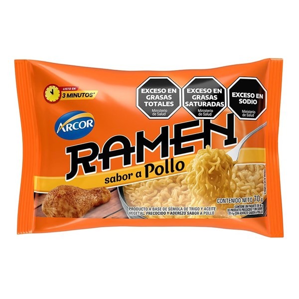 Ramen Arcor Sabor Pollo| x 70 gr #1