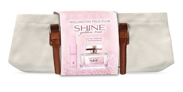 Wellington Polo Club Pack Wellington Woman Shine Golden Rose Edp + Deo + Tote Bag Fragancia Único
